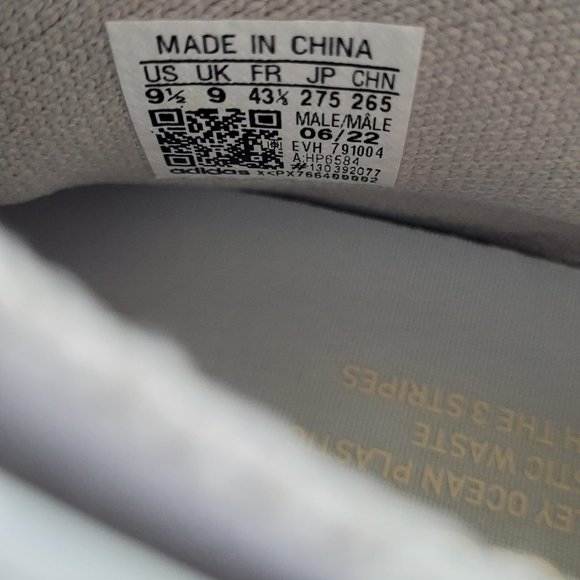 Men's Adidas AdiFOM Q Sneakers Adiplus Off White & Aluminum Size 9.5  - Open Box - Picture 15 of 16